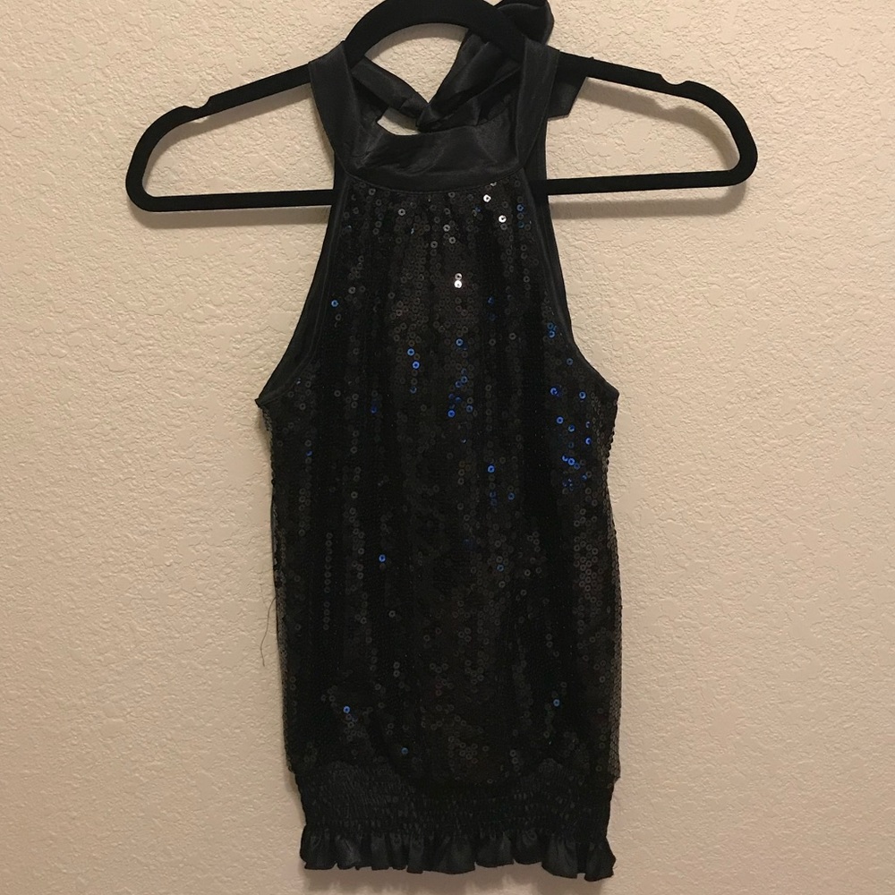 FREE WITH PURCHASE // SEQUINED // top 🖤